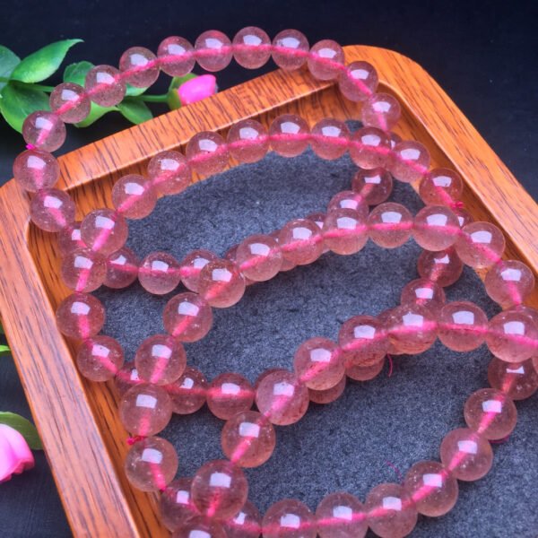 Strawberry Crystal Single Loop Bracelet 💕 Specification 8mm ✨0211013155