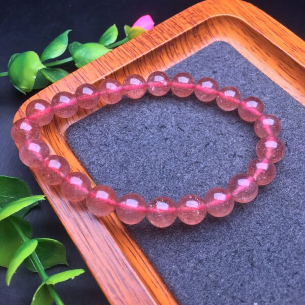 Strawberry Crystal Single Loop Bracelet 💕 Specification 8mm ✨0211013155