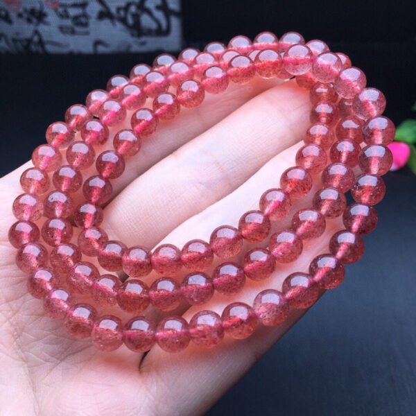 Strawberry Crystal Multi Loop Bracelet 💕 Specification 6mm0211065169