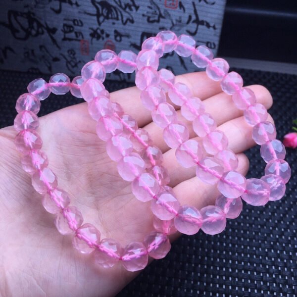Powder crystal faceted bucket bead bracelet 💕 Specification 8mm ✨0211030199