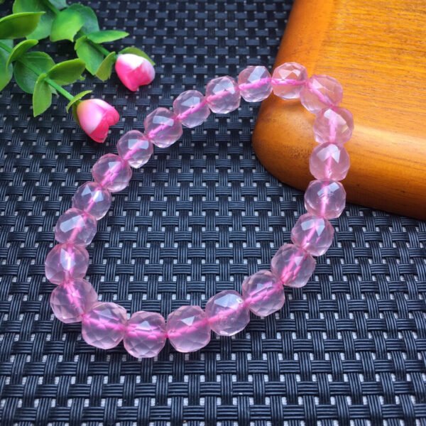 Powder crystal faceted bucket bead bracelet 💕 Specification 8mm ✨0211030199