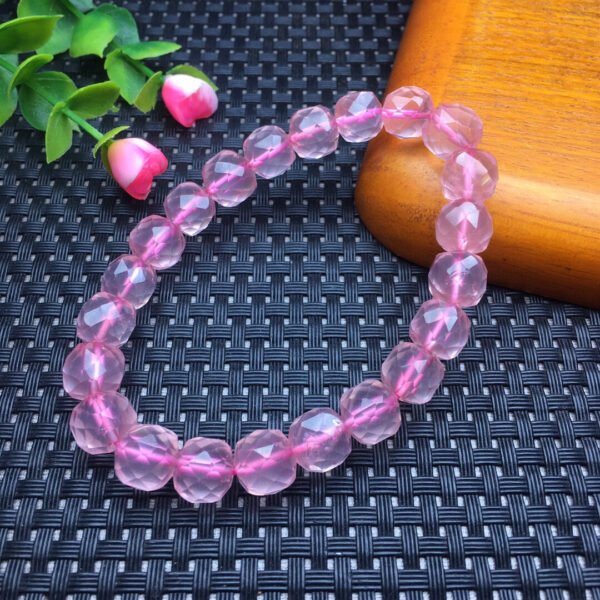 Powder crystal faceted bucket bead bracelet 💕 Specification 8mm ✨0211030199