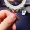 Pure natural garnet ring, main stone 4 * 6 mm0211034159