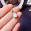 Pure natural dazzling white opal pendant, with a main stone size of 8 * 10mm0211160147