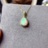 Pure natural dazzling white opal pendant, with a main stone size of 8 * 10mm0211160147