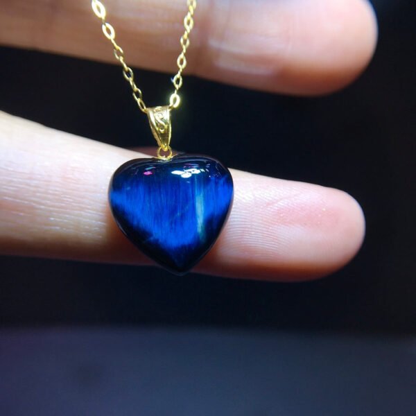 Natural Peter Stone 18k Gold Love Pendant, size 14.2/14mm0211248598