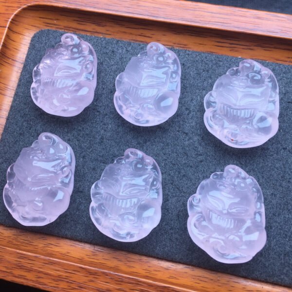 Pink Crystal Nine tailed Fox Pendant 💕 Specification 23mm ✨0311014156