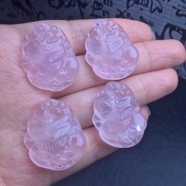 Pink Crystal Nine tailed Fox Pendant 💕 Specification 23mm ✨0311014156