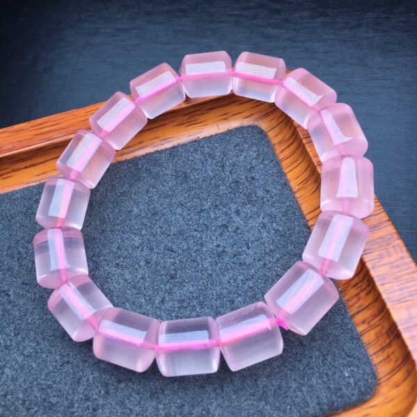 Pink crystal bucket bead bracelet 💕 Specification 10mm ✨0311038149