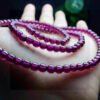 Natural Purple Tooth Black Pure Body Four Ring Bracelet, 3.6mm Diameter0311059166