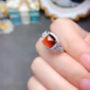 Pure natural Fanta ring, main stone 8mm0411120891