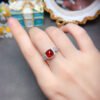 Pure natural Fanta ring, main stone 8mm0411120891