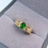 Natural diopside ring, main stone size 4 * 6mm0411110546