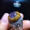 Natural Aurora Titanium Purple Titanium Da Bizi Mizi Flower Ring for Men and Women, Size: 15.4/12.7mm0411668456