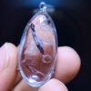 Rare Natural Water Gall Pendant Necklace, Size 28/14.2mm0711398155