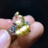 Titanium crystal gourd ring, specifications: 18.4/10.4mm0711248195