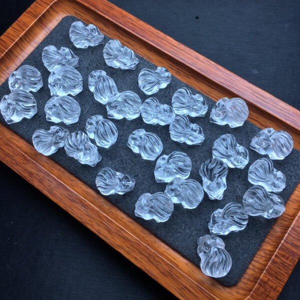 White crystal fox crouching small piece 💕 Specification 17mm ✨0811007145