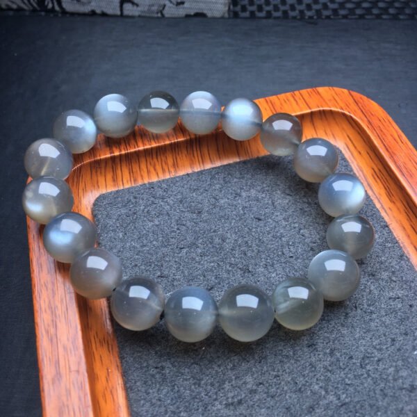 Silver Moonlight Single Loop Bracelet 💕 Specification 9-12mm ✨0811149236