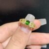 Natural diopside ring, main stone size 4 * 5mm0811095632