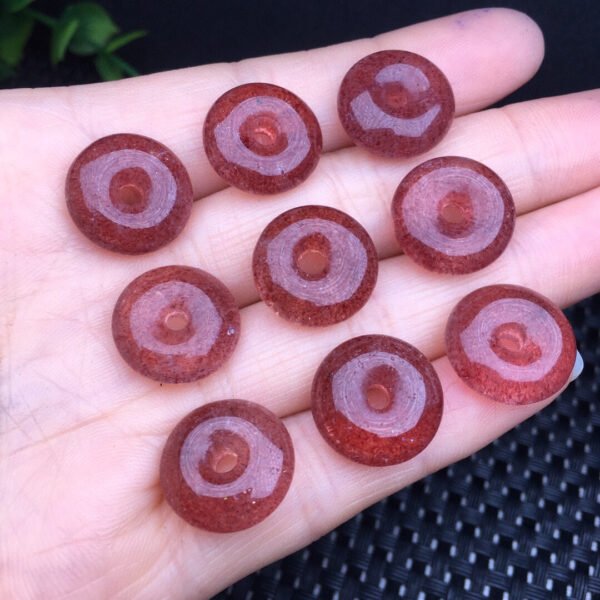 Strawberry crystal safety buckle 💕 Specification 15mm ✨0911005855