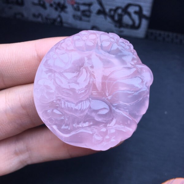 Pink Crystal Nine tailed Fox Pendant 💕 Specification 40mm0911026155