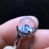 Natural crystal mid crystal ring, bare stone specification: 13.4      0911198549