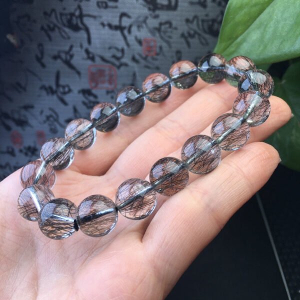 Black haired single loop bracelet 💕 Specification 9-12mm ✨1110507155