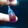 Aurora 23 Light Titanium Violet Titanium Crystal 👀 Droplet pendant for men and women, size: 28.2/12.7mm1111208166