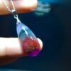 Aurora 23 Light Titanium Violet Titanium Crystal 👀 Droplet pendant for men and women, size: 28.2/12.7mm1111208166