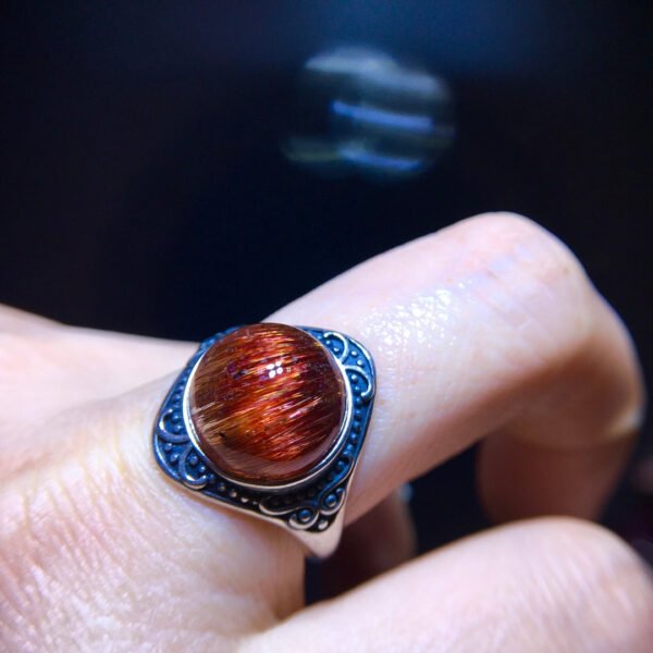 Natural copper crystal ring, specification: 12.1/12mm11113998166