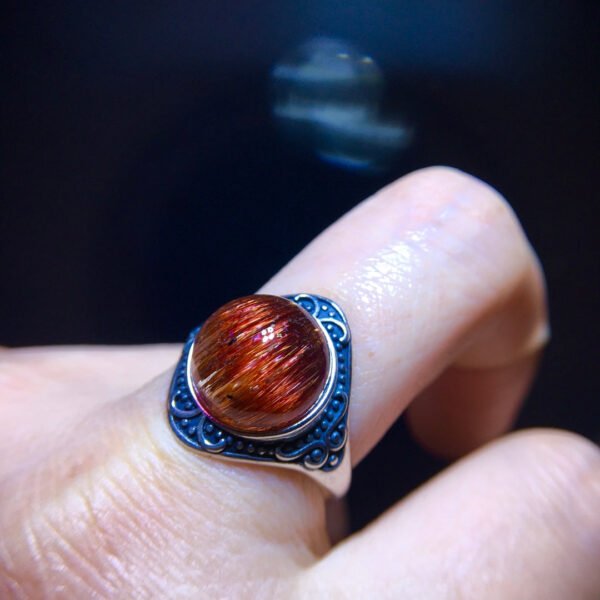 Natural copper crystal ring, specification: 12.1/12mm11113998166