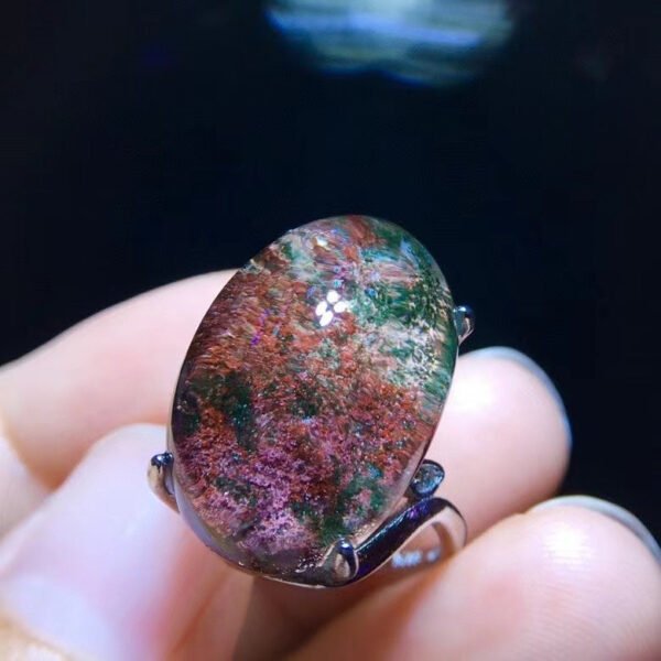 Natural Color Ghost Four Seasons Ring, Size 22/14.6mm1111238488