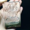 Natural Green Ghost Thousand Layer Silent Buddha Pendant, with a size of 65.6/40/15.7 millimeters and a weight of 77.05 grams1111568992