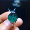 Natural green ghost treasure bowl ring, size 11.5mm1111278199