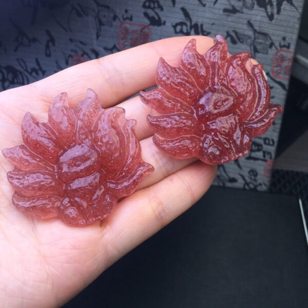 Strawberry Crystal Nine tailed Fox Pendant 💕 Specification 45mm ✨1113017.5122