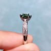 Popular Mosan Diamond Ring, Main Stone 1 Carat, Round 6.5mm1113090166