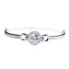 Classic Mosan diamond bracelet, main stone about 1 carat, round 6.5mm1114130462