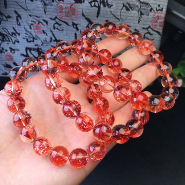 Red Phoenix Feather Single Loop Bracelet 💕 Specification 10mm ✨1115041623