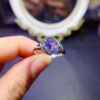 Natural Tanzanite Ring, Main Stone Size 6 * 8mm1116565833