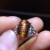 Natural copper crystal ring, size: 12/7.6mm1116228511
