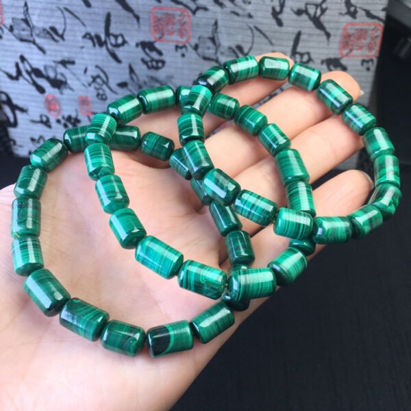 Malachite bucket bead bracelet 💕 Specification 7mm1117025466