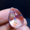 Natural crystal crystal 🌈 Rainbow mica water drop pendant, specification: 22.4/15mm1117208199