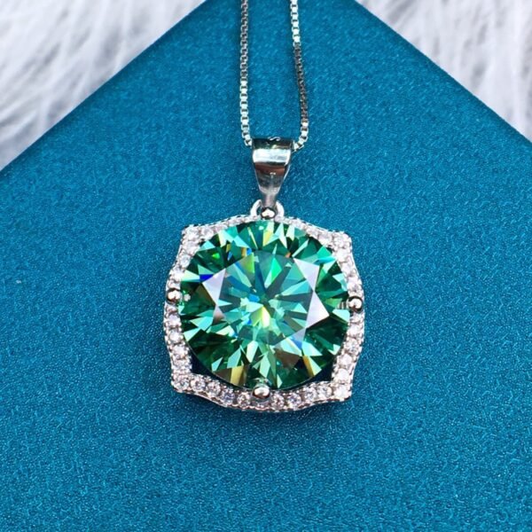 Popular Mosang Diamond Pendant, with a main stone of 6 carats and a circle of 12mm,1118199144