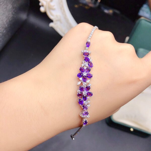 Natural amethyst bracelet, main stone 3 * 4mm1118280144