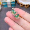 Columbia emerald ring, main stone size 3 * 4 3 * 5mm1118260155