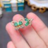 Columbia emerald ring, main stone size 3 * 4 3 * 5mm1118260155